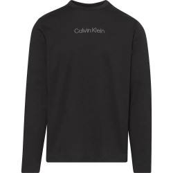 тениска,мъжки,пижами,calvin,klein,000nm2771e,long,sleeve,pyjama,t,shirt,black