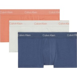 боксерки,мъжко,бельо,calvin,klein,lv00nb4389,trunk,boxers,3,units,coral,pop,dark,denim,logo,sprout,(multicolor)