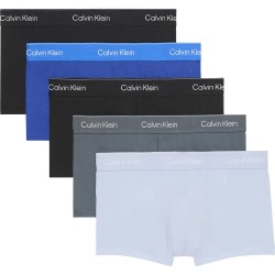 боксерки,мъжко,бельо,calvin,klein,lv00nb4390,trunk,boxers,5,units,black,royalty,casual,blue,turbulence