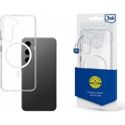 Samsung Galaxy S24 3MK Mag phone case - Clear (Clear) други,аксесоари,samsung,galaxy,s24,3mk,mag,phone,case,clear,(clear)
