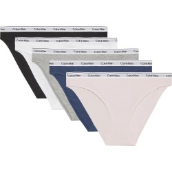 дамско,бельо,дамски,бикини,и,танкини,calvin,klein,000qd5208e,panties,5,units,black,white,heather,grey,potpourri,(multicolor)