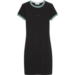 дънки,дамски,поли,и,рокли,calvin,klein,jeans,lv047d202g,short,sleeve,dress,black,(black)