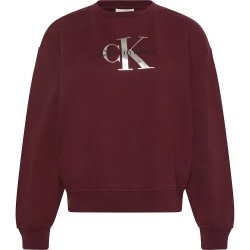 блуза,дамски,блузи,calvin,klein,jeans,essentials,monogram,french,terry,sweatshirt,red,(renaissance,red)