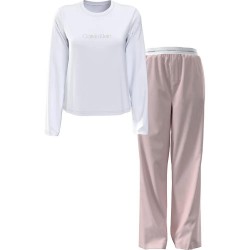пижама,дамски,пижами,calvin,klein,lv00qs7575,pyjama,classic,white,potpourri,(white)