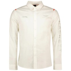 риза,с,дълъг,ръкав,мъжки,ризи,hackett,hsport,moto,long,sleeve,shirt,refurbished,white,(black)