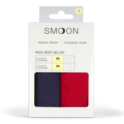 дамско,бельо,дамски,бикини,и,танкини,smoon,moderate,&,flow,pack,panties,blue,red,(red,blue)
