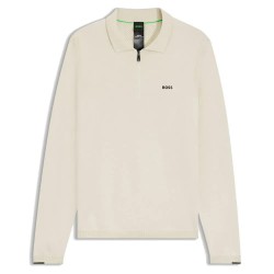 Блуза BOSS Ever X 10275594 sweater - Beige (Open White) блуза,мъжки,пуловери,boss,ever,x,10275594,sweater,beige,(open,white)