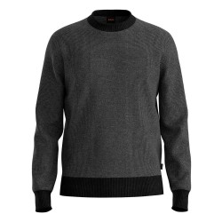 блуза,мъжки,пуловери,boss,klapok,10274222,sweater,black,(grey)