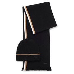 шал,ръкавици,шапки,и,шалове,boss,set,henzo,10274333,scarf,black,(black)