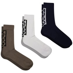 чорапи,мъжки,чорапи,hugo,back,label,10262445,socks,3,pairs,medium,grey,(multicolor)