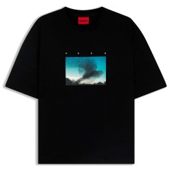 тениска,мъжки,тениски,hugo,dorizon,10272987,t,shirt,black