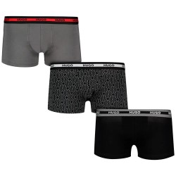 боксерки,мъжко,бельо,hugo,planet,des,boxers,open,miscellaneous,(black,grey)