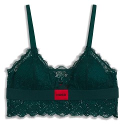 HUGO 50535060 Triangle bra - Green (Dark Green) дамско,бельо,дамски,бикини,и,танкини,hugo,50535060,triangle,bra,green,(dark,green)