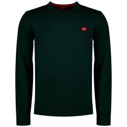 блуза,мъжки,пуловери,hugo,san,cassius,10243453,01,sweater,open,green