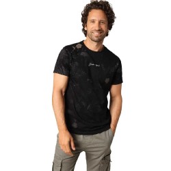 тениска,мъжки,тениски,deeluxe,botanical,short,sleeve,t,shirt,black