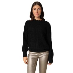 блуза,дамски,пуловери,дамски,плетени,дрехи,deeluxe,carty,sweater,black