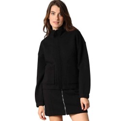 блуза,дамски,блузи,deeluxe,fabiana,full,zip,sweatshirt,black