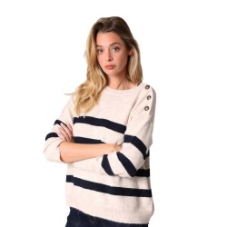 блуза,дамски,пуловери,дамски,плетени,дрехи,deeluxe,francine,sweater,vanille