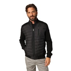 блуза,мъжки,пуловери,deeluxe,jorson,full,zip,sweatshirt,black