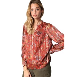 дамски,блузи,дамски,ризи,deeluxe,lorita,long,sleeve,blouse,brick