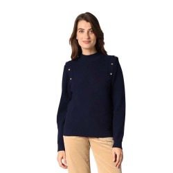 блуза,дамски,пуловери,дамски,плетени,дрехи,deeluxe,matycia,sweater,navy