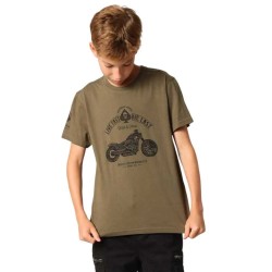 Тениска Deeluxe Park short sleeve T-shirt - Green (Khaki) тениска,мъжки,тениски,дамски,тениски,deeluxe,park,short,sleeve,t,shirt,green,(khaki)