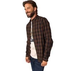 риза,с,дълъг,ръкав,мъжки,ризи,deeluxe,pieter,long,sleeve,shirt,coffee