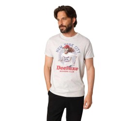 тениска,мъжки,тениски,deeluxe,running,short,sleeve,t,shirt,light,grey,melange