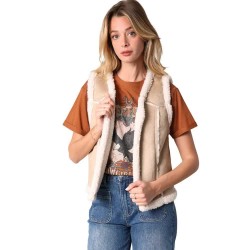 елек,дамски,сака,deeluxe,svany,waistcoat,natural