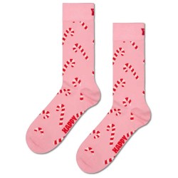 Чорапи Happy socks Candy cane crew socks - Pink (Light Pink) чорапи,мъжки,чорапи,дамски,чорапи,happy,socks,candy,cane,crew,socks,pink,(light,pink)