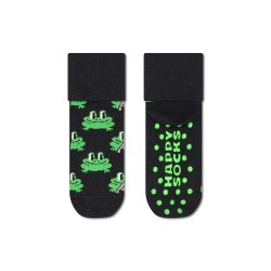 чорапи,детски,чорапи,happy,socks,frog,anti,slip,socks,black
