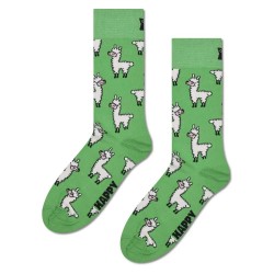 чорапи,мъжки,чорапи,happy,socks,llama,crew,socks,green