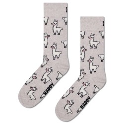 чорапи,мъжки,чорапи,happy,socks,llama,crew,socks,grey