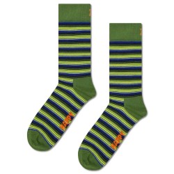 чорапи,мъжки,чорапи,happy,socks,mini,stripe,crew,socks,dark,green,(green)
