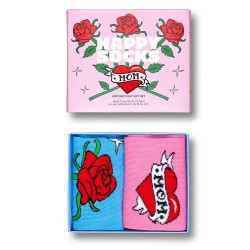 чорапи,мъжки,чорапи,happy,socks,mother´s,day,gift,set,crew,socks,2,pairs,blue,pink,(pink)
