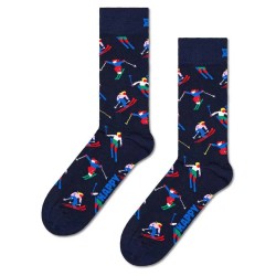Чорапи Happy socks Skiing crew socks - Blue (Navy) чорапи,мъжки,чорапи,дамски,чорапи,happy,socks,skiing,crew,socks,blue,(navy)