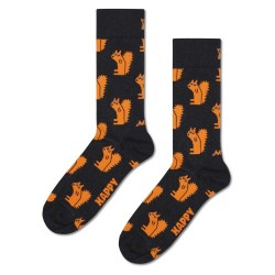 чорапи,мъжки,чорапи,happy,socks,squirrel,crew,socks,black