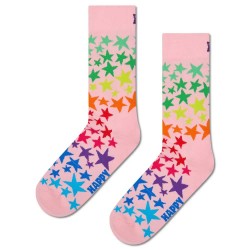 чорапи,мъжки,чорапи,happy,socks,star,cluster,crew,socks,light,pink,(pink)