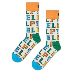 чорапи,мъжки,чорапи,happy,socks,the,beatles,help!,crew,socks,white,(white)