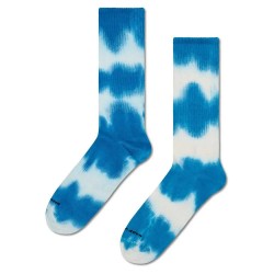 чорапи,мъжки,чорапи,дамски,чорапи,happy,socks,tie,dye,stripe,sneaker,crew,socks,blue,(white)