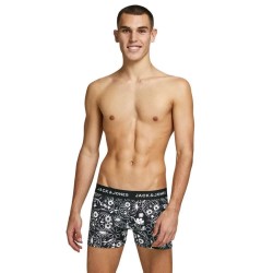 боксерки,мъжко,бельо,jack,&,jones,sugar,skull,boxers,3,units,refurbished,black,detail,black,blazing,yellow,(black)