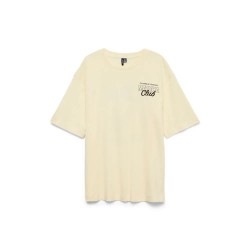 тениска,дамски,тениски,vero,moda,laura,short,sleeve,t,shirt,transparent,yellow,matcha,club,(yellow)