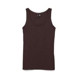 тениска,дамски,тениски,vero,moda,lulu,sleeveless,t,shirt,chocolate,torte,(brown)
