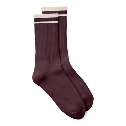 Чорапи Vero moda Mel Detail socks - Purple (Wine Tasting / Topstripes / Birch) чорапи,дамски,чорапи,vero,moda,mel,detail,socks,purple,(wine,tasting,topstripes,birch)