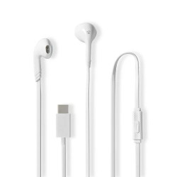 слушалки,слушалки,nedis,hpwd4024wt,earphones,white