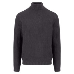 блуза,мъжки,пуловери,дамски,пуловери,fynch,hatton,1508646,high,neck,sweater,grey,(charcoal)