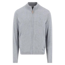 Блуза Fynch hatton 1509327 full zip sweater - Grey (Steel) блуза,мъжки,пуловери,дамски,пуловери,fynch,hatton,1509327,full,zip,sweater,grey,(steel)
