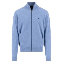 Блуза Fynch hatton 1510305 full zip sweater - Blue (Crystal Blue) блуза,мъжки,пуловери,дамски,пуловери,fynch,hatton,1510305,full,zip,sweater,blue,(crystal,blue)