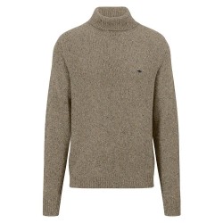 Блуза Fynch hatton 1510345 high neck sweater - Beige (Winter White) блуза,мъжки,пуловери,fynch,hatton,1510345,high,neck,sweater,beige,(winter,white)