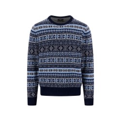 Блуза Fynch hatton 1510364 sweater - Blue (Navy) блуза,мъжки,пуловери,fynch,hatton,1510364,sweater,blue,(navy)